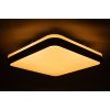 GLOW матовий 60W 391*391*65мм 3000К-6500К з ДК махагон