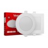 Круглий світлодіодний врізний світильник Vestum 9W 6000K 220V 1-VS-5108