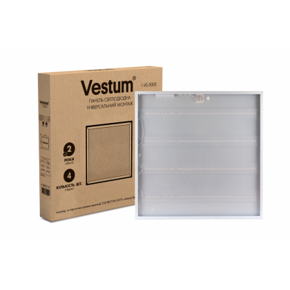 Панель світлодіодна Vestum PRISMA 36W 6500K 220V 600x600 1-VS-5003