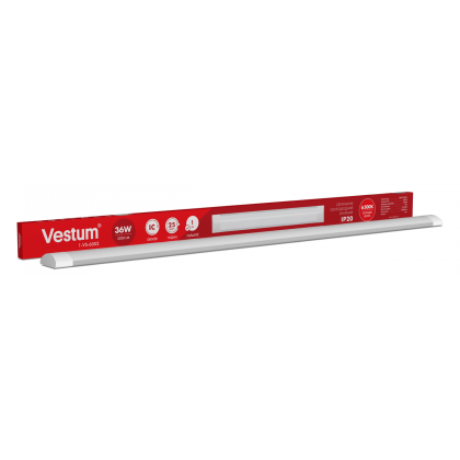 Світлодіодний лінійний світильник Vestum 1,2м 36W 6500K 220V IP20 Vestum 1-VS-6002