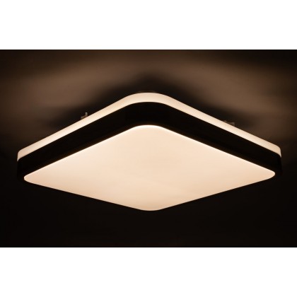 GLOW матовий 60W  391*391*65мм 3000К-6500К з ДК горіх