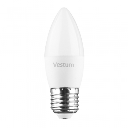 Світлодіодна лампа Vestum C37  6W 4100K 220V E27 1-VS-1301