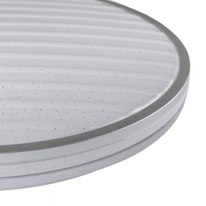GRILL зоряне небо 36W 375*60мм 4000К 2900Lm без пульта срібний