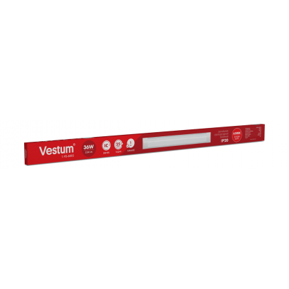 Світлодіодний лінійний світильник Vestum 1,2м 36W 6500K 220V IP20 Vestum 1-VS-6002