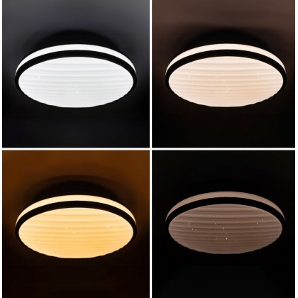 GRILL зоряне небо 72W 375*60мм 3000К- 6500К 5600Lm з пультом метал